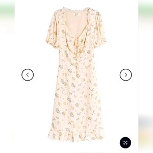 NWT Simple Retro Magnolia Cottage Core Cream Dress Size Medium